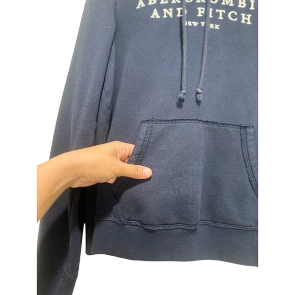 Abercrombie & Fitch Sweatpant Hoodie Set Women Small-Medium Blue Y2K 2000 School - Picture 12 of 16